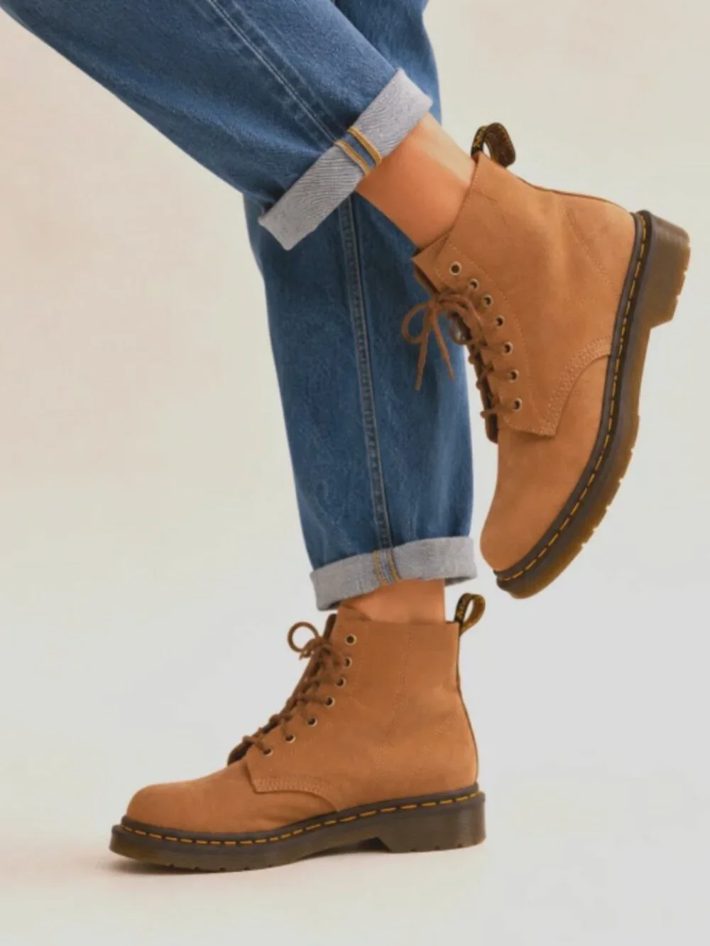 Savannah Tan ~ Dr. Martens 101 Tumbled Nubuck Ankle Boot MSRP$185 Super Comfy